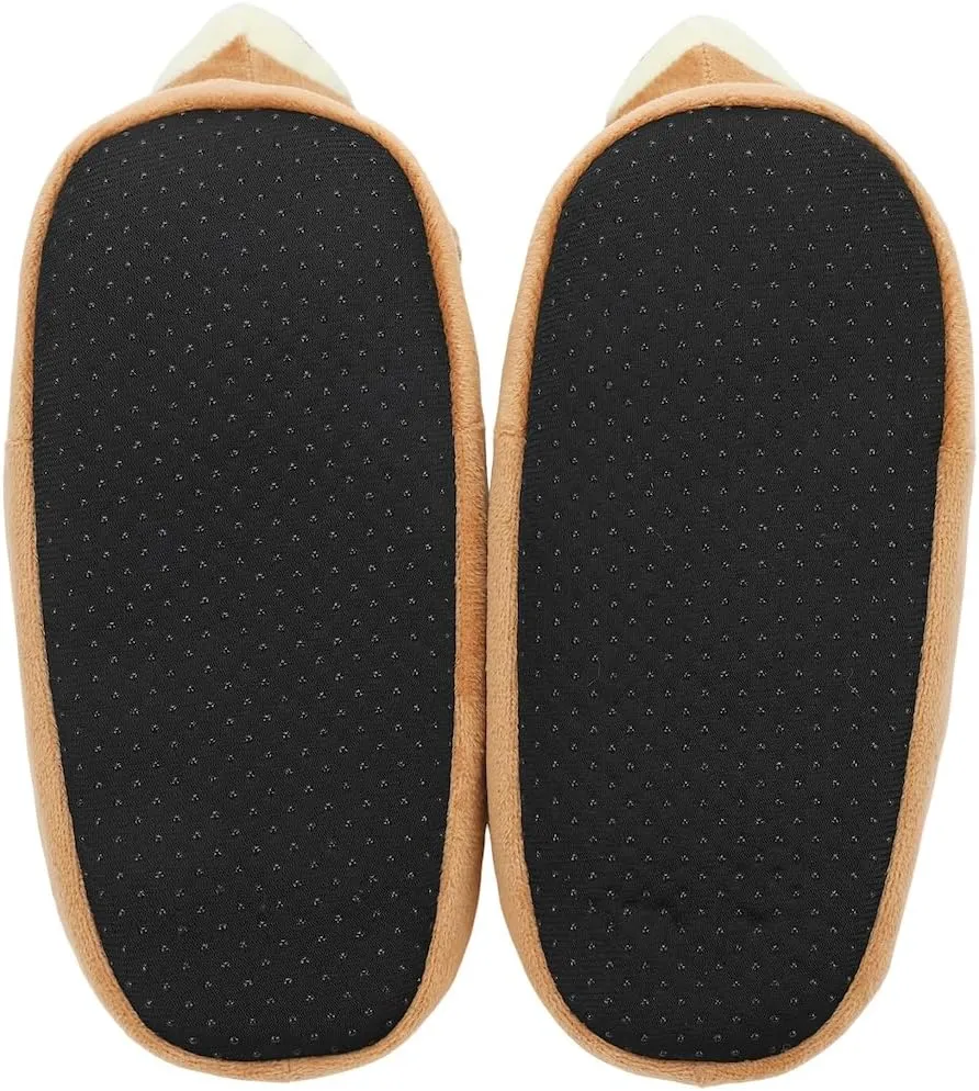 Bioworld Youth Brown Plush Slippers