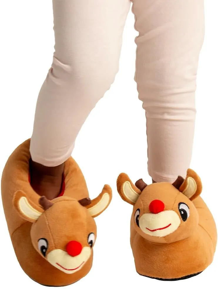 Bioworld Youth Brown Plush Slippers