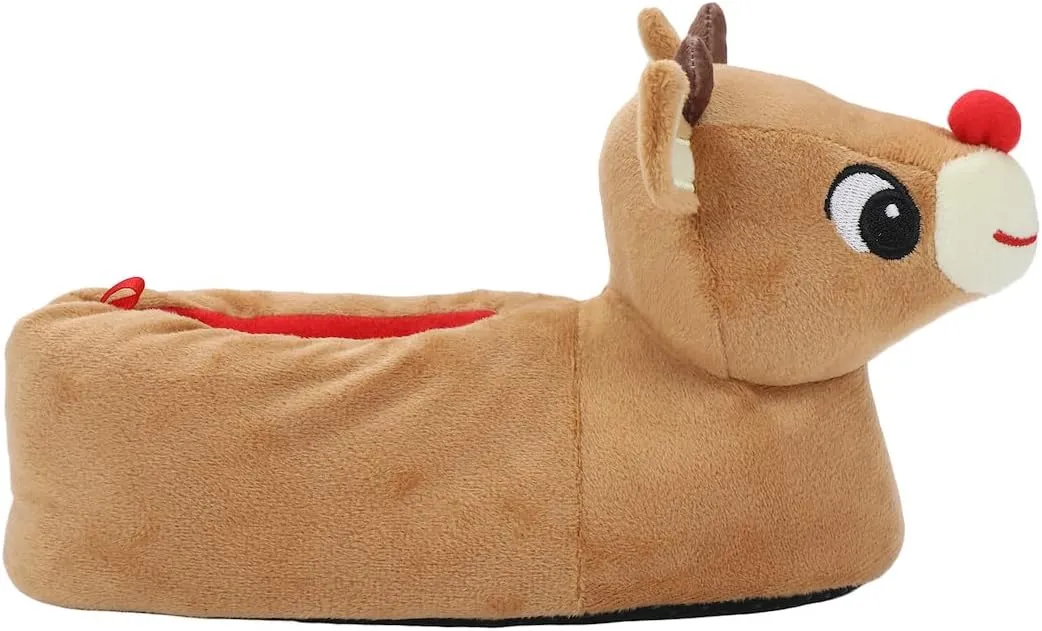 Bioworld Youth Brown Plush Slippers
