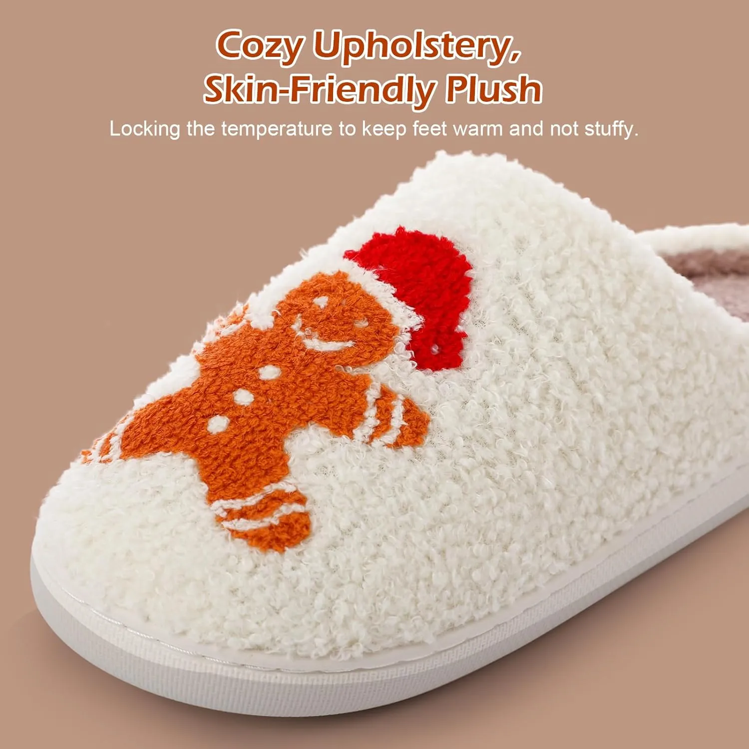bolukets House Slippers for Women and Men, Retro Soft Warm Fuzzy Cherry Slippers, Casual Couple Fluffy Winter Strawberry Slippers for Indoor Bedroom