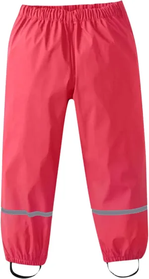 Boys Girls Waterproof Rain Pants Unisex Kids Rain Pants Children Breathable Mud Rainwear Waterproof and Windproof Pants