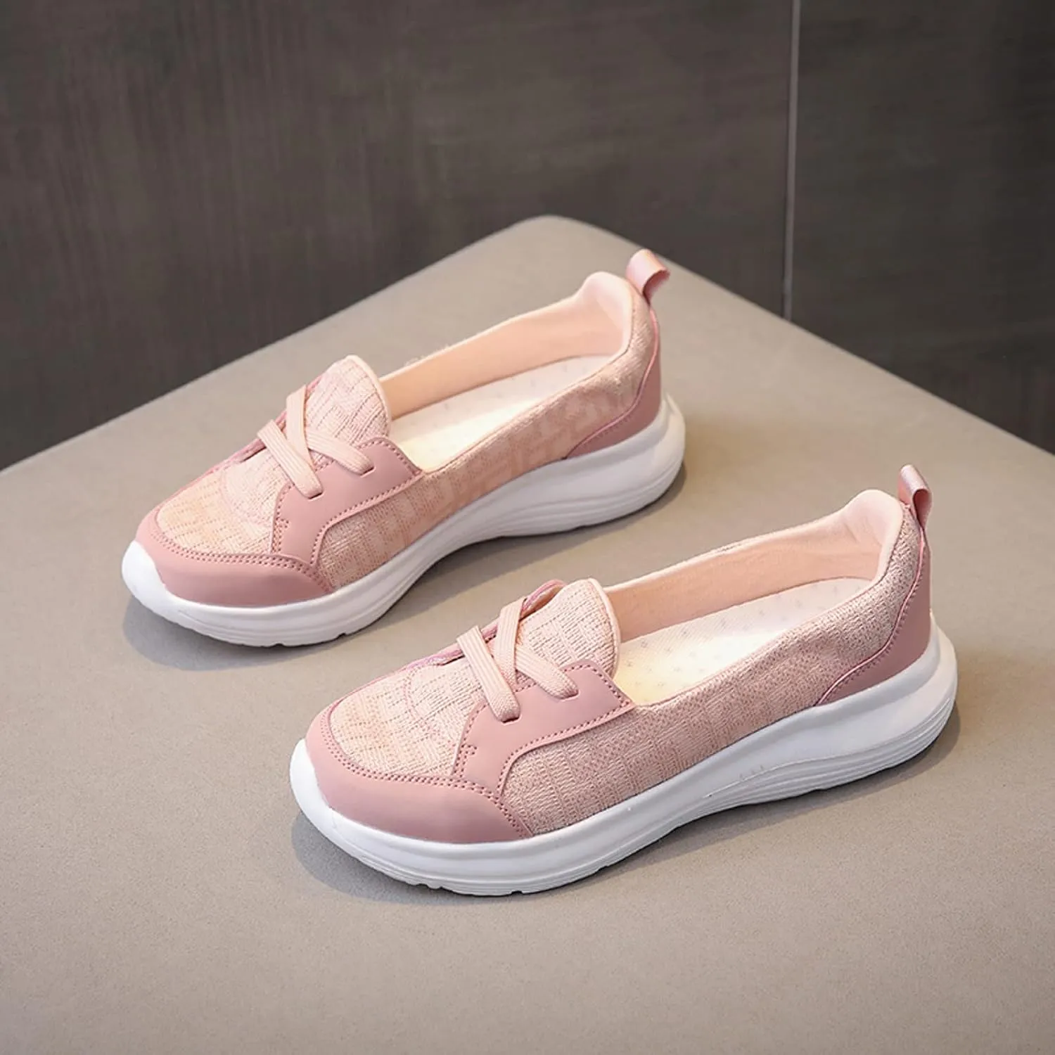 Cathalem Orthopedic Shoes for Women, 2024 New Orthopedic Women's Breathable Slip On Arch Support Non-Slip Shoes