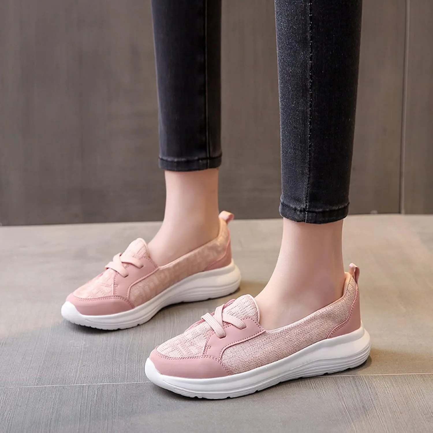 Cathalem Orthopedic Shoes for Women, 2024 New Orthopedic Women's Breathable Slip On Arch Support Non-Slip Shoes