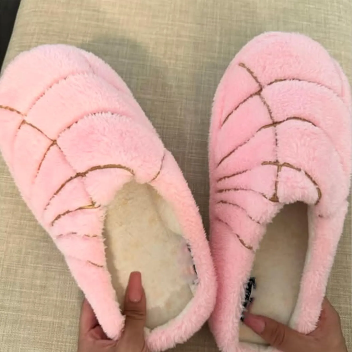 Concha Slippers, Concha Slippers for Women, Concha Pantuflas, Pan Dulce Slippers, Mexican Concha Slippers for Women Men