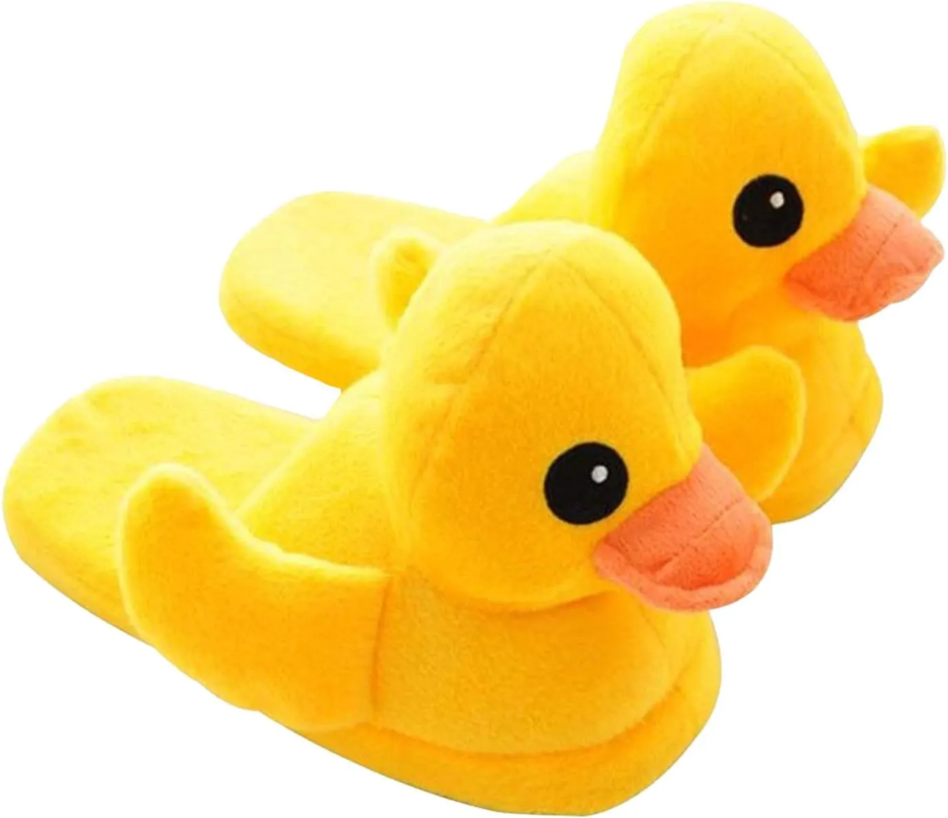 Cute Rubber Duck Winter Warm Slippers Plush Slippers
