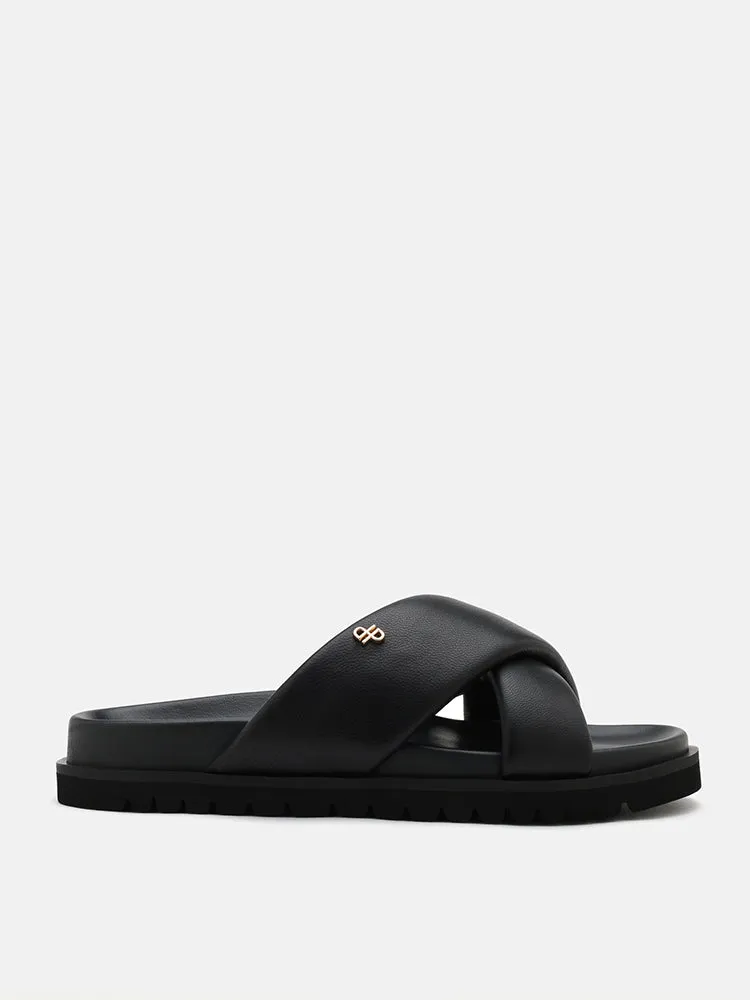 Della Slip On Slide Sandals