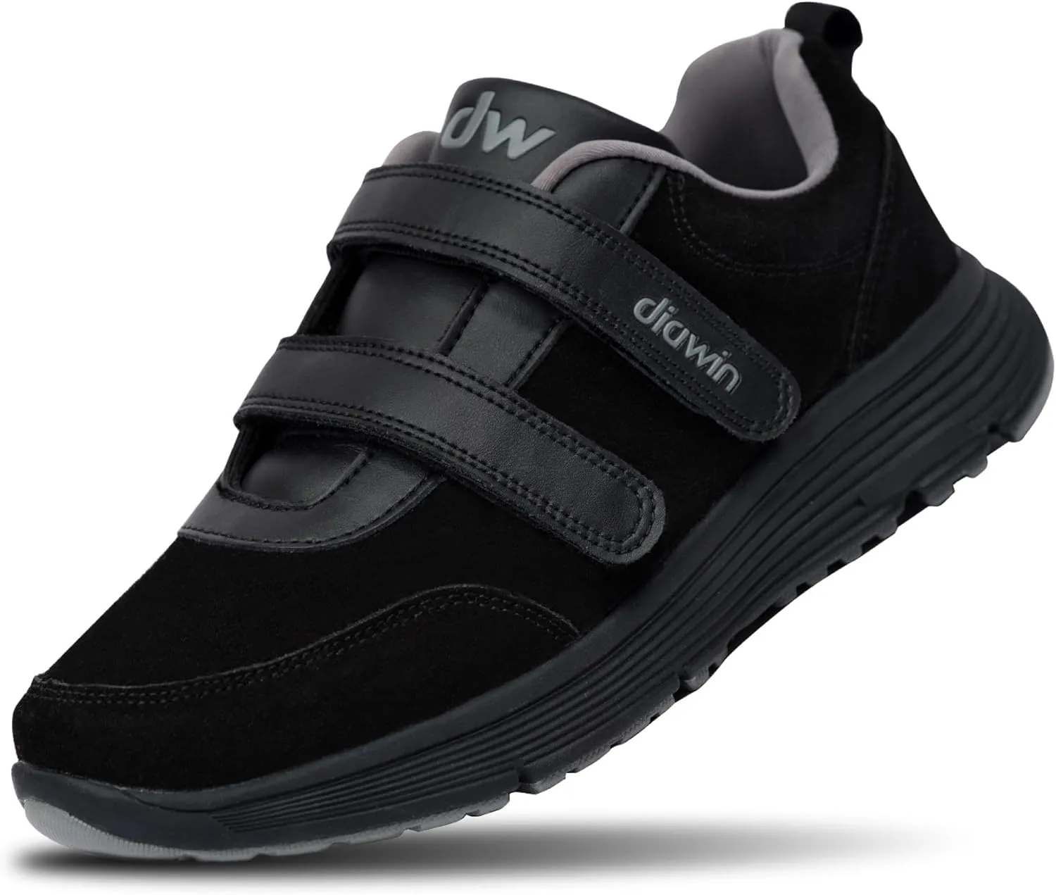 diawin Wide Shoes for Men & Women  Extra Depth Walking Shoes with Wide Toe Box for Swollen Feet, Hallux, Arthritis, and Diabetic Needs  Durable Genuine Leather for Comfort