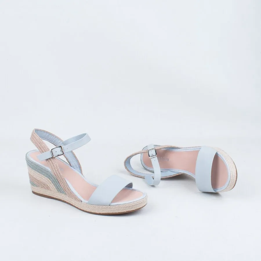 DJANGO & JULIETTE (LN) "Perols" Leather wedge sandal! 39