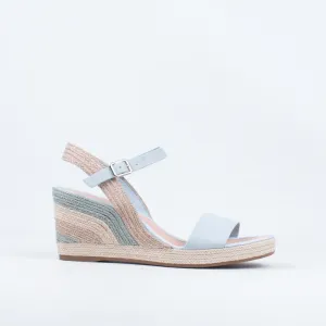 DJANGO & JULIETTE (LN) "Perols" Leather wedge sandal! 39