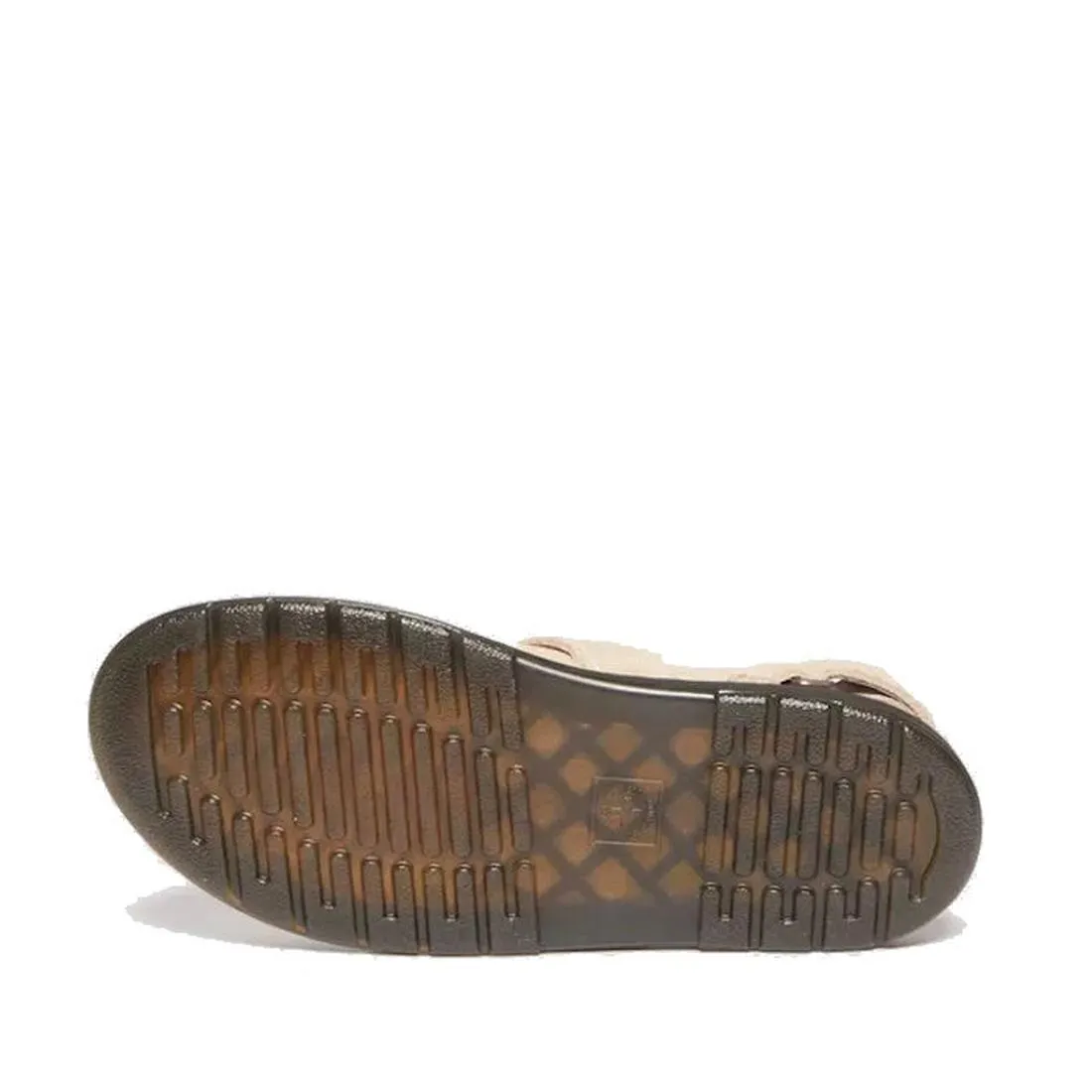 Dr Martens Kids  Junior Jorgie Bronx Suede Mule Sandal Light Tan