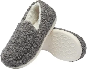 Fruit of the Loom Women's Berber Loafer - Comfy, Memory Foam, Indoor/Outdoor