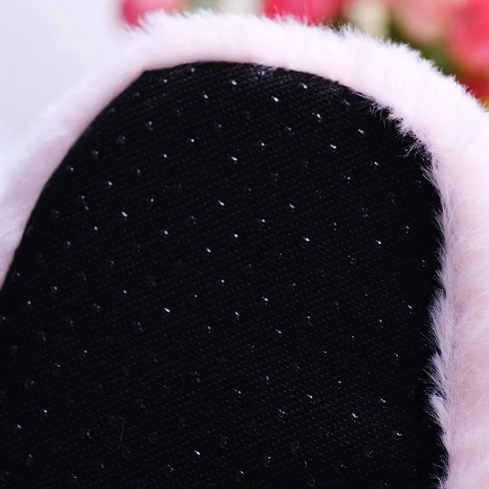 Fuzzy Alpaca Slippers for Women Fancy Animal Slippers For Girls Cute Plush Alpaca Slippers Gift Novelty Slippers