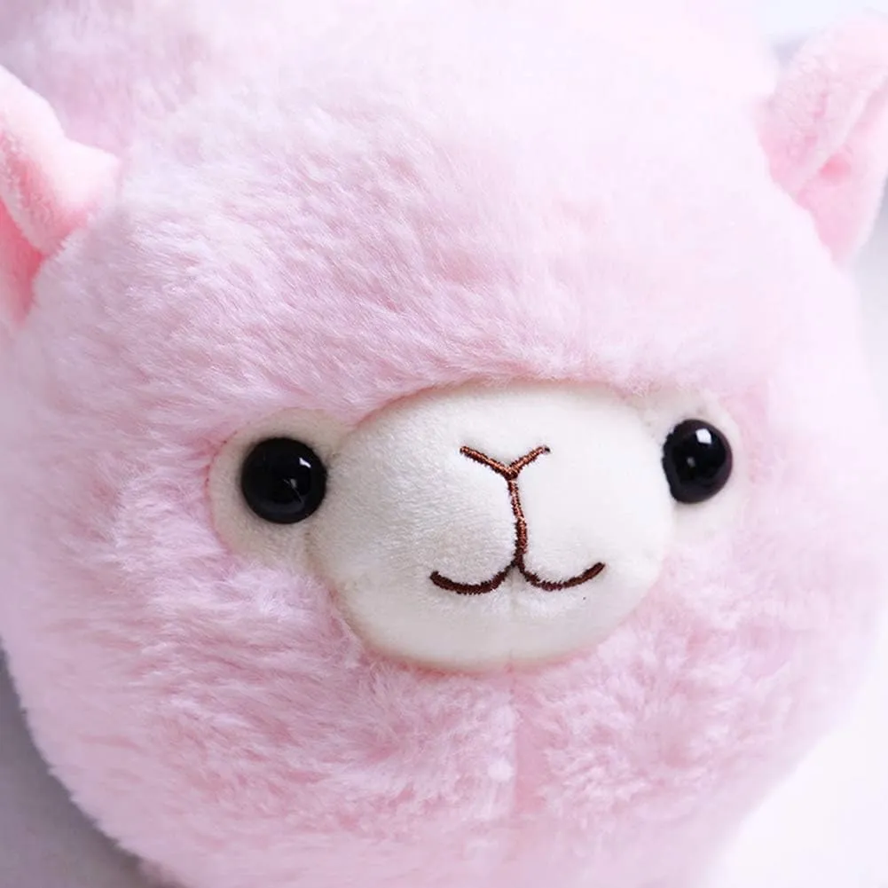 Fuzzy Alpaca Slippers for Women Fancy Animal Slippers For Girls Cute Plush Alpaca Slippers Gift Novelty Slippers
