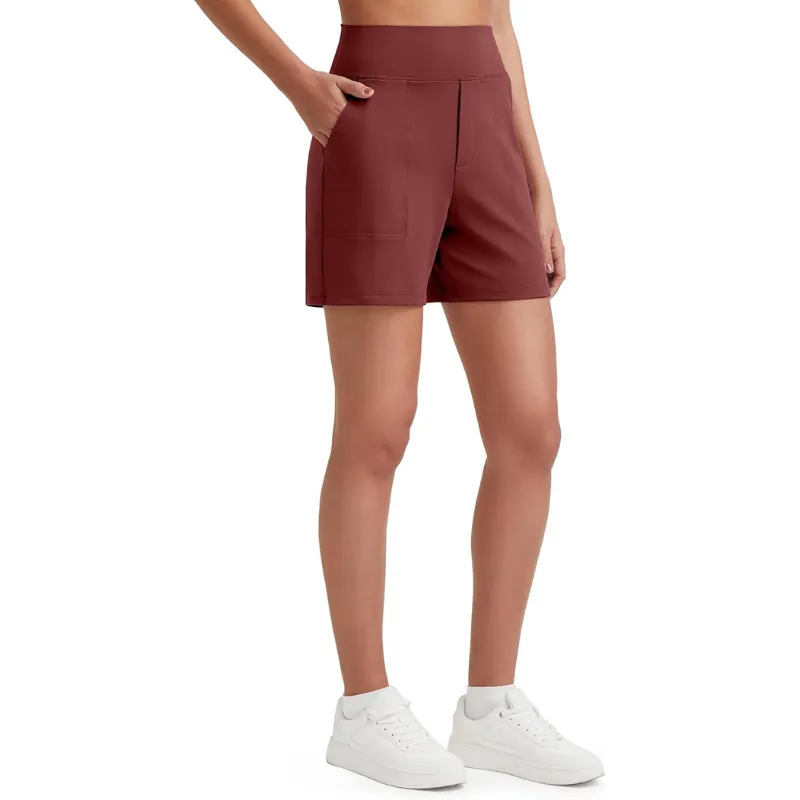 High Waisted Bermuda Shorts – Stretch Fit and Multi-Purpose Design
