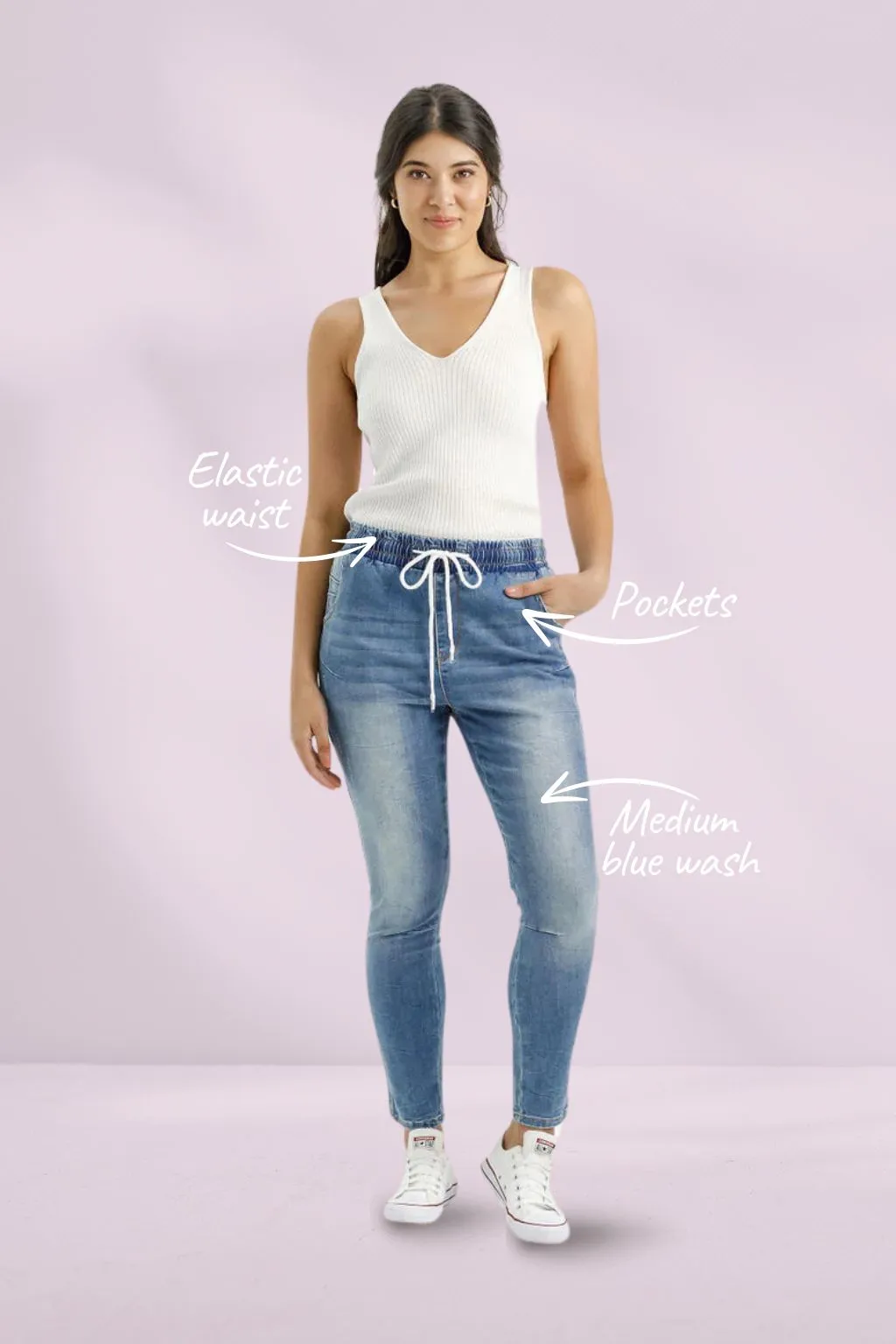 Homelee Daily Jeans Blue Wash