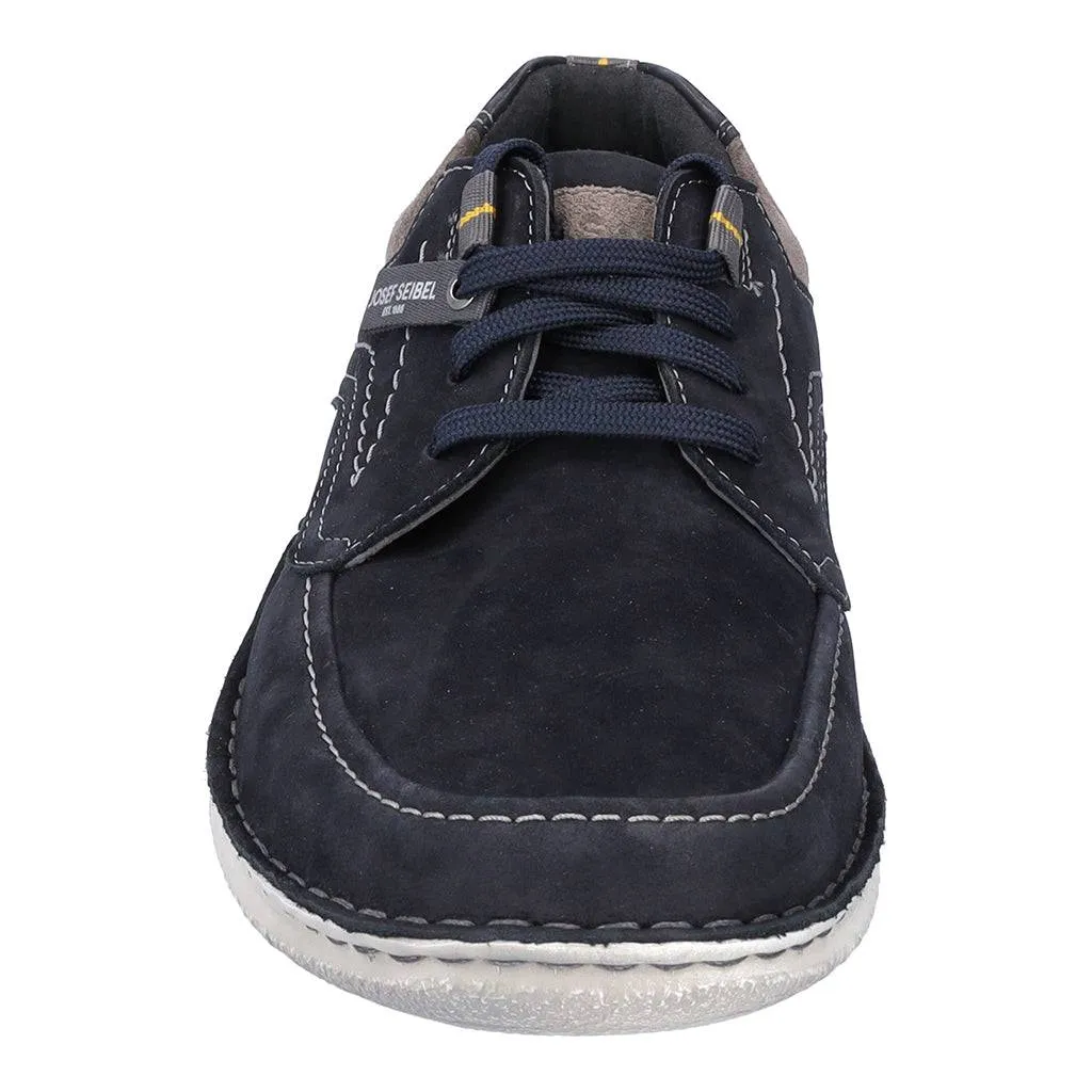 Josef Seibel Anvers 91 Mens Indigo Combi Leather Lace Up Shoes