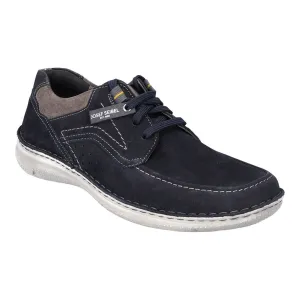 Josef Seibel Anvers 91 Mens Indigo Combi Leather Lace Up Shoes
