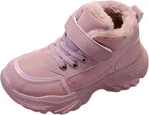 Kids Hiking Boots Toddler Girls Boys Hiking Shoes Water-Resistant Anti-Collision Non-Slip Athletic Outdoor Boots