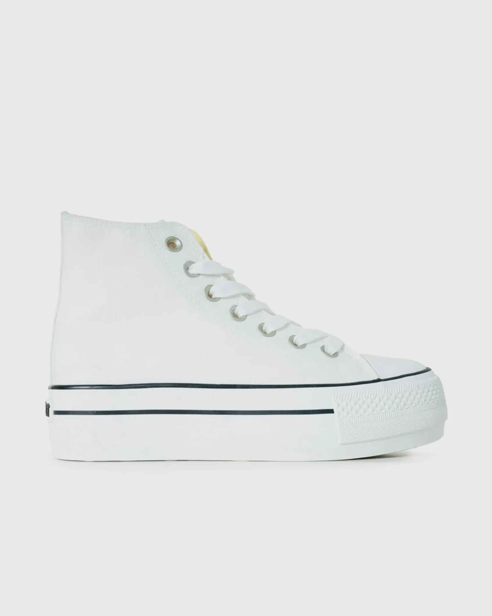 Ladies Viper - Hi Cut Canvas Platform Sneaker
