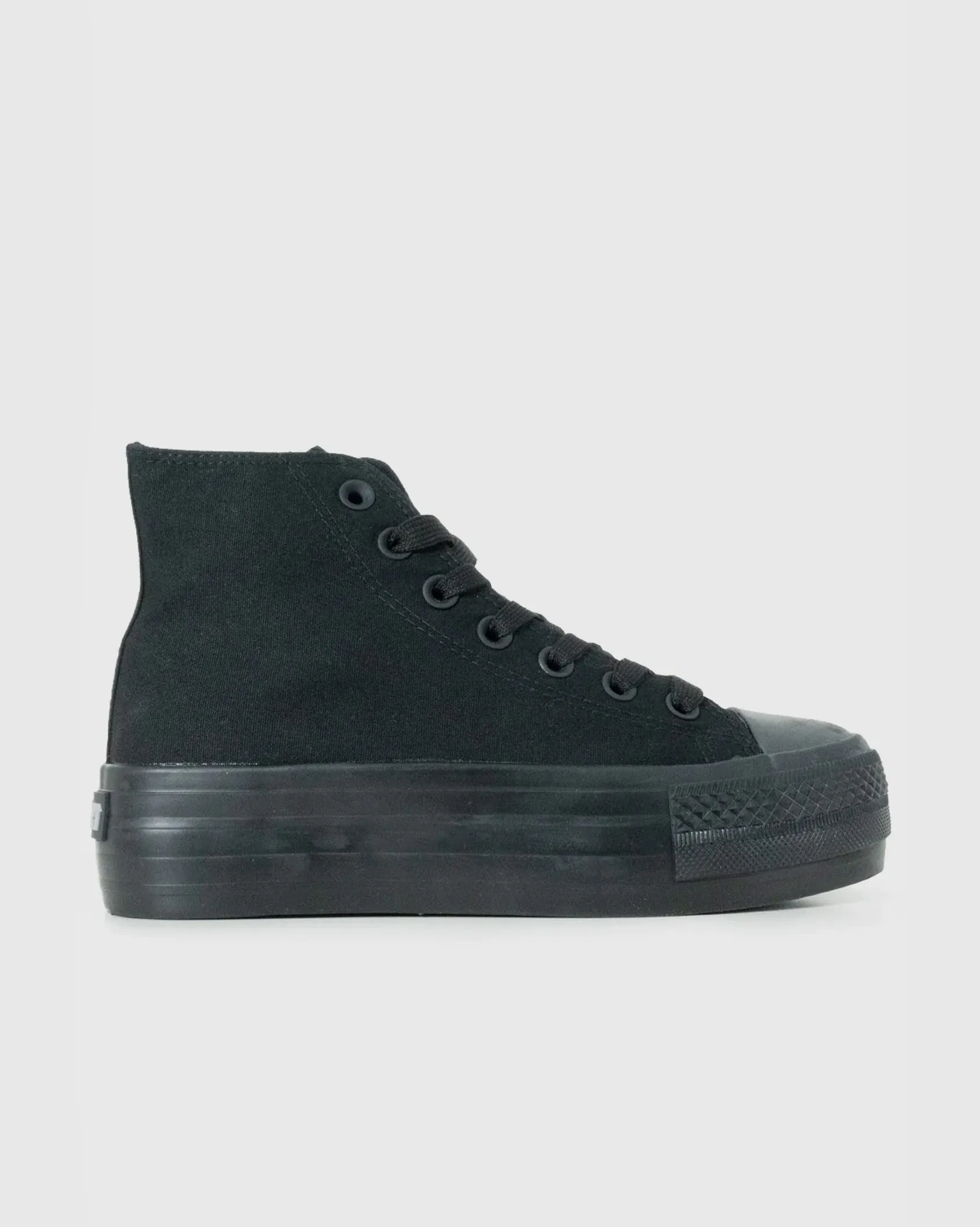 Ladies Viper - Hi Cut Canvas Platform Sneaker