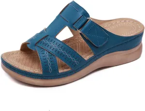 Ladmiple Orthotic Sandals For Women Dressy Summer Comfort Walking Open Toe Arch Support Slides Orthopedic Flip Flops