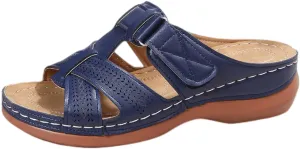 Ladmiple Orthotic Sandals For Women Dressy Summer Comfort Walking Open Toe Arch Support Slides Orthopedic Flip Flops