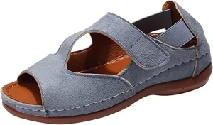 Ladmiple Sandals Women Fashion Flat Orthotic Slides Comfortable Walking Dressy Summer Orthopedic Flip Flops with Arch Support