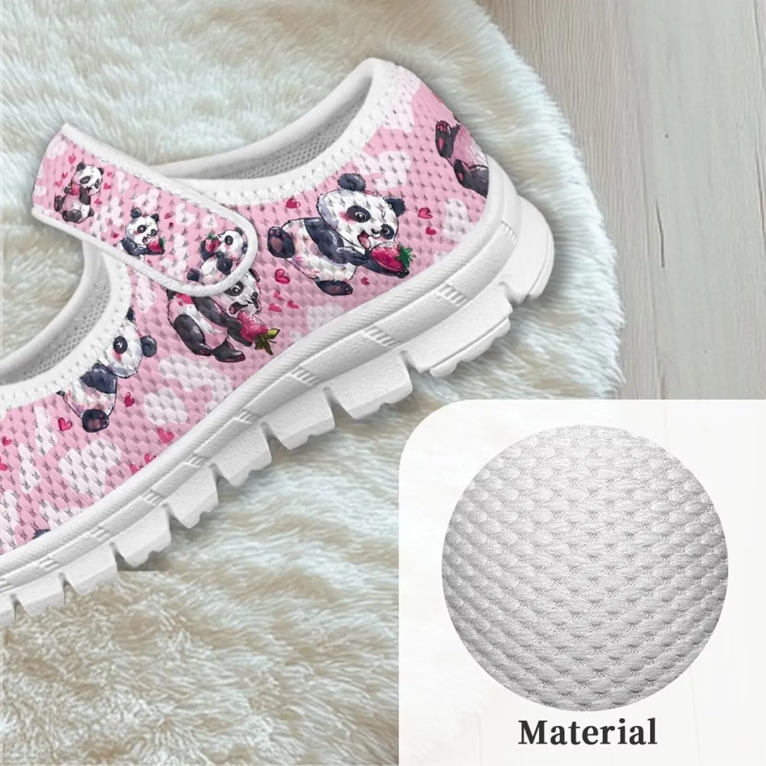 Little Girl Mary Jane Shoes Mesh Sneaker Princess Dress Shoes Slip on Casual Walking Shoes Kids Sport Shoes Wedding Party Flats