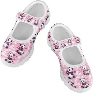 Little Girl Mary Jane Shoes Mesh Sneaker Princess Dress Shoes Slip on Casual Walking Shoes Kids Sport Shoes Wedding Party Flats