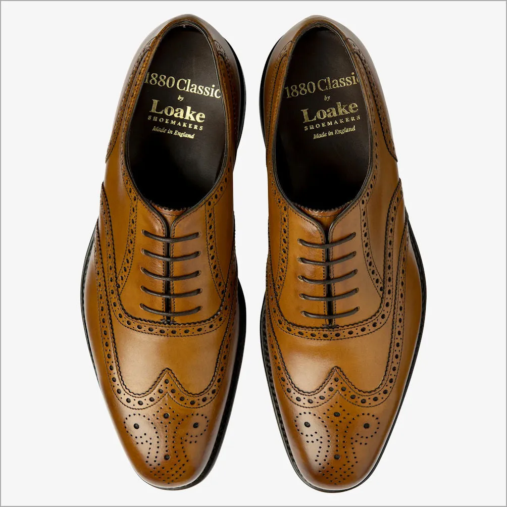 Loake Buckingham Tan Brogue G Fit--