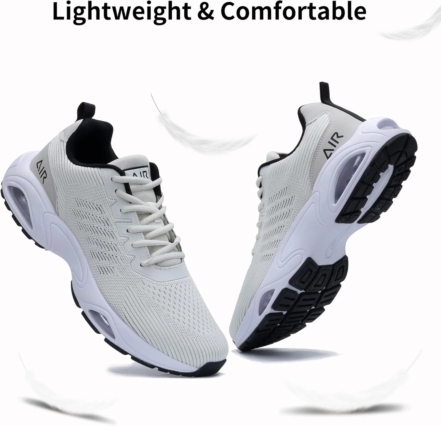 MAFEKE Running Shoes for Men Tennis Air Walking Shoe Comfortable Non Slip Athletic Gym Workout Cross Training Breathable Fashion Sneakers Size 7-13