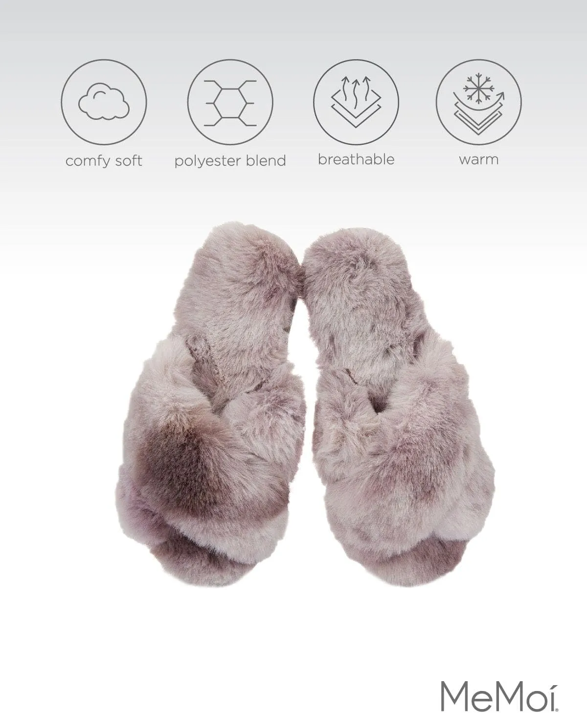 MeMoi Women's Josephine Plush Slippers