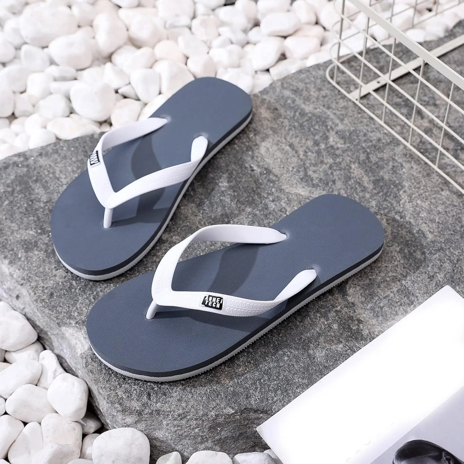 Men Shoes Flat Herringbone Slippers Fashion Casual Beach Casual Sandals Flip Flops Men 4d Foam