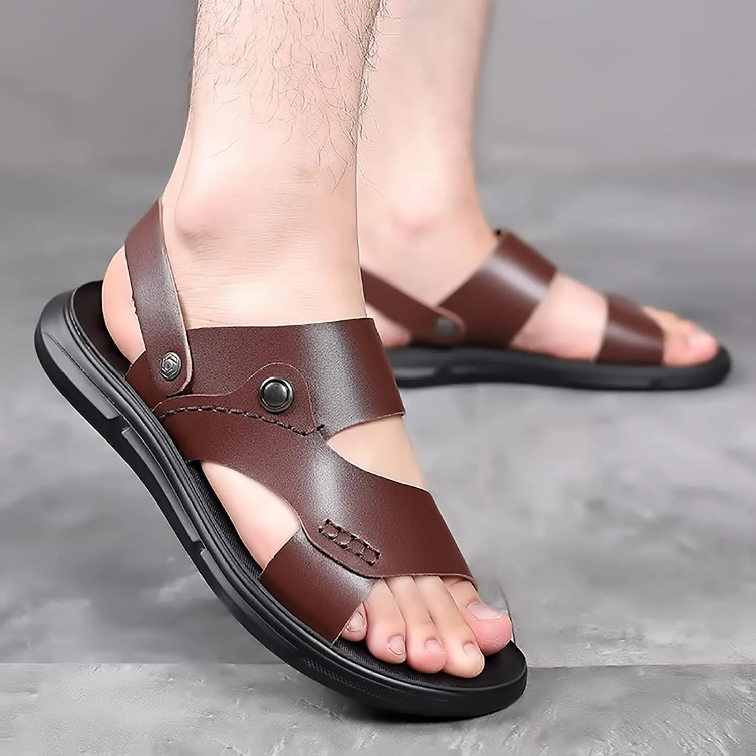 Men Sport Sandals Athletic Summer Beach Slides Shoes Outdoor Hiking Thong Flip Flops Men Slide Sandals
