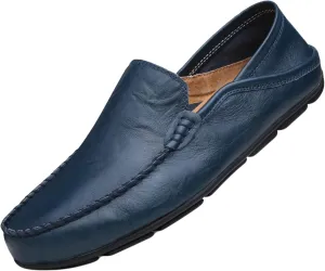 Men's PU Leather Shoes, Casual Flat Bottomed Loafers, Driving Shoes, Slip Covers, Penny Loafers, Loafers