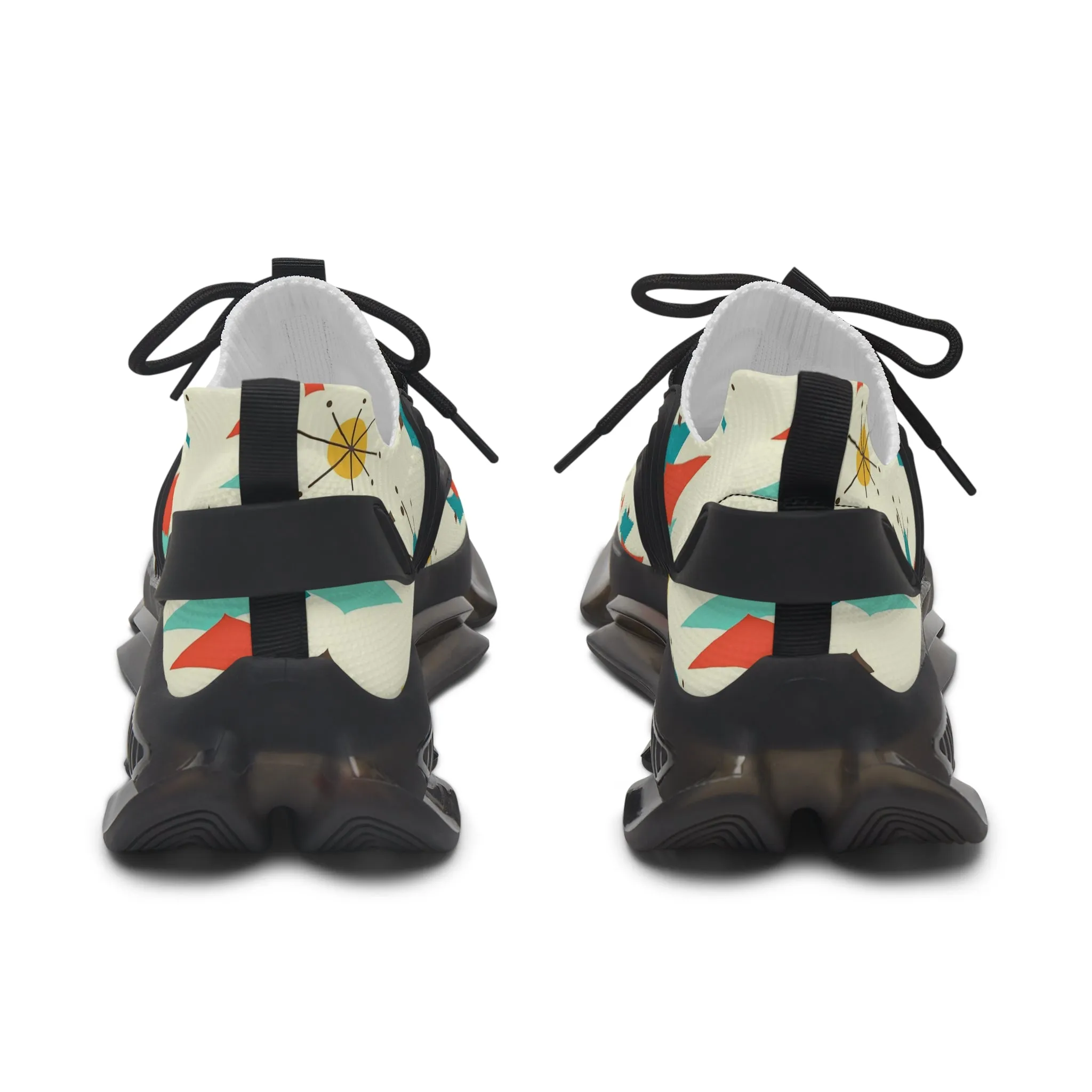 Mid Mod Franciscan Designed Retro Mesh Sneakers For Women