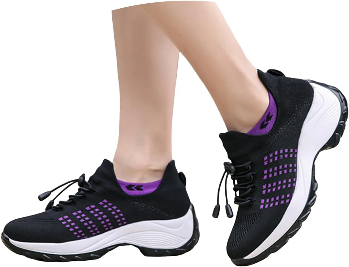 Orthopedic Shoes for Women Slip On Fashion Breathable Anti-Skid Mesh Low Top Shoes Comfortable Casual Lace-Up Walking Shoes