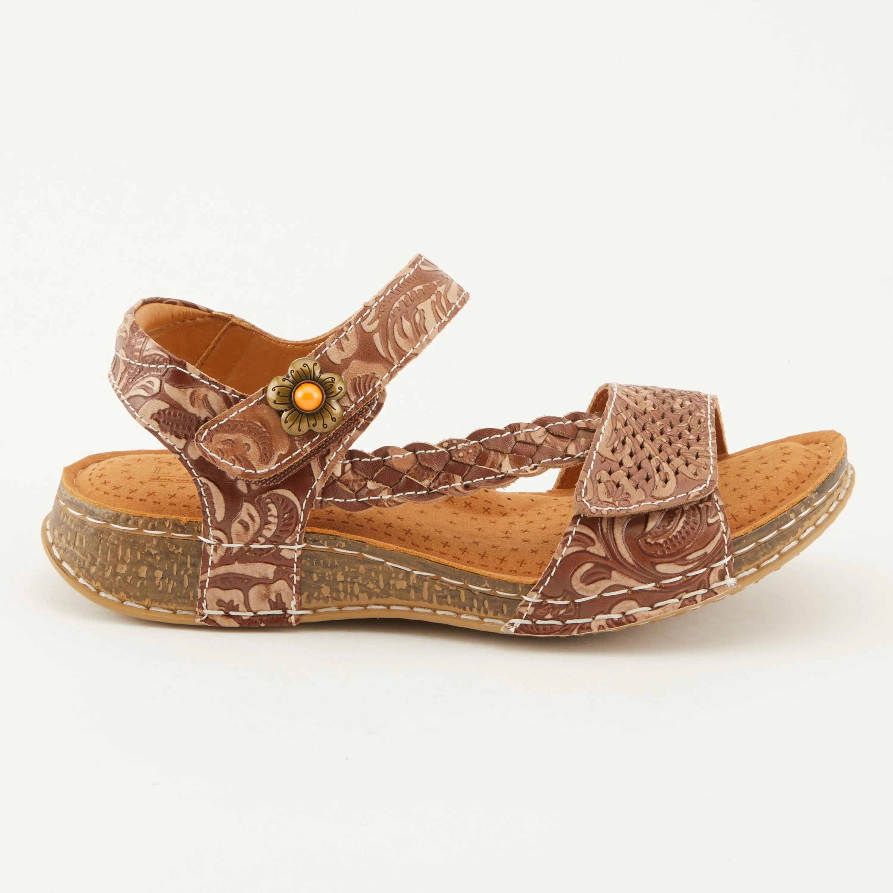 Spring Step Shoes  L'Artiste Popular Sandal Women’s Leather Adjustable 2023