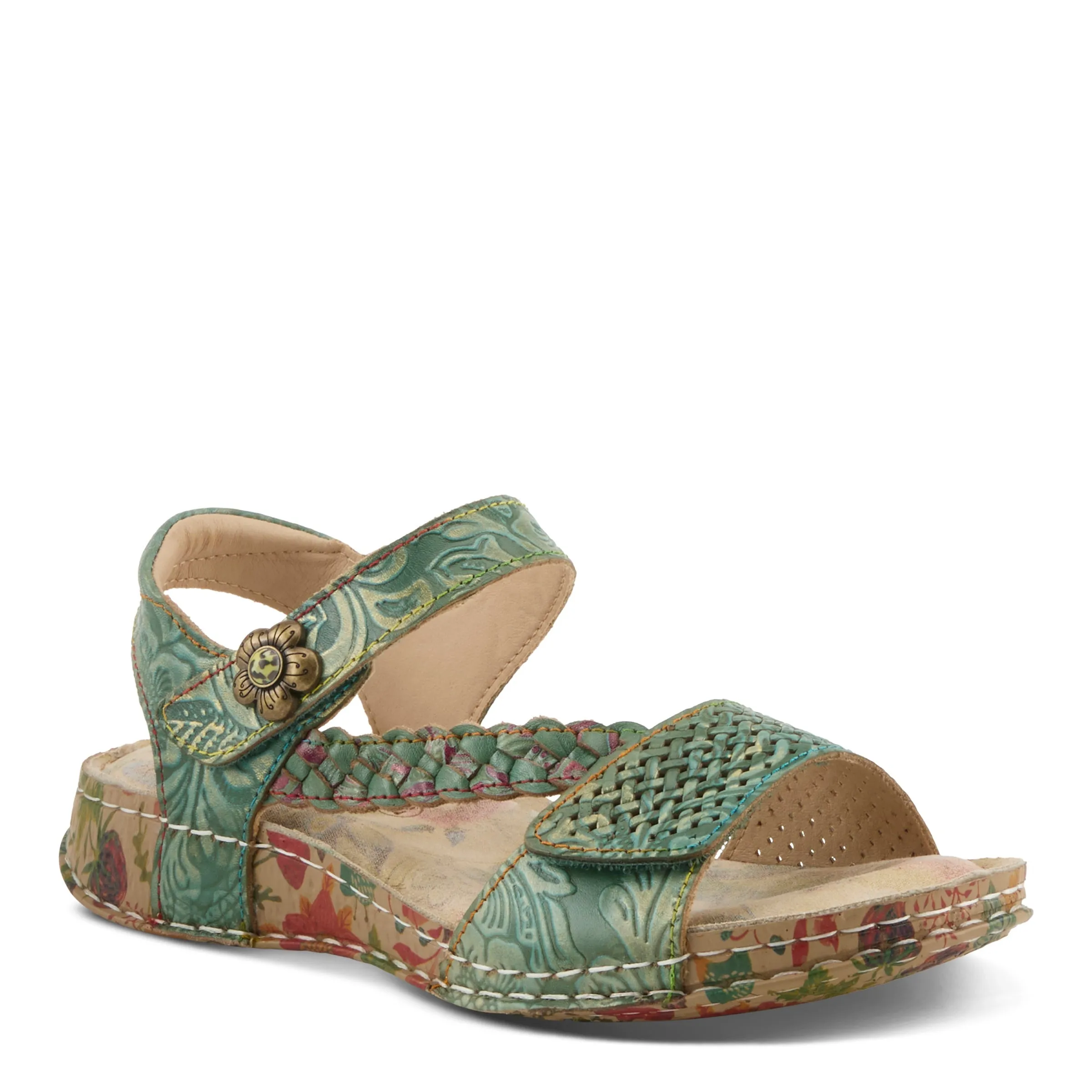 Spring Step Shoes  L'Artiste Popular Sandal Women’s Leather Adjustable 2023