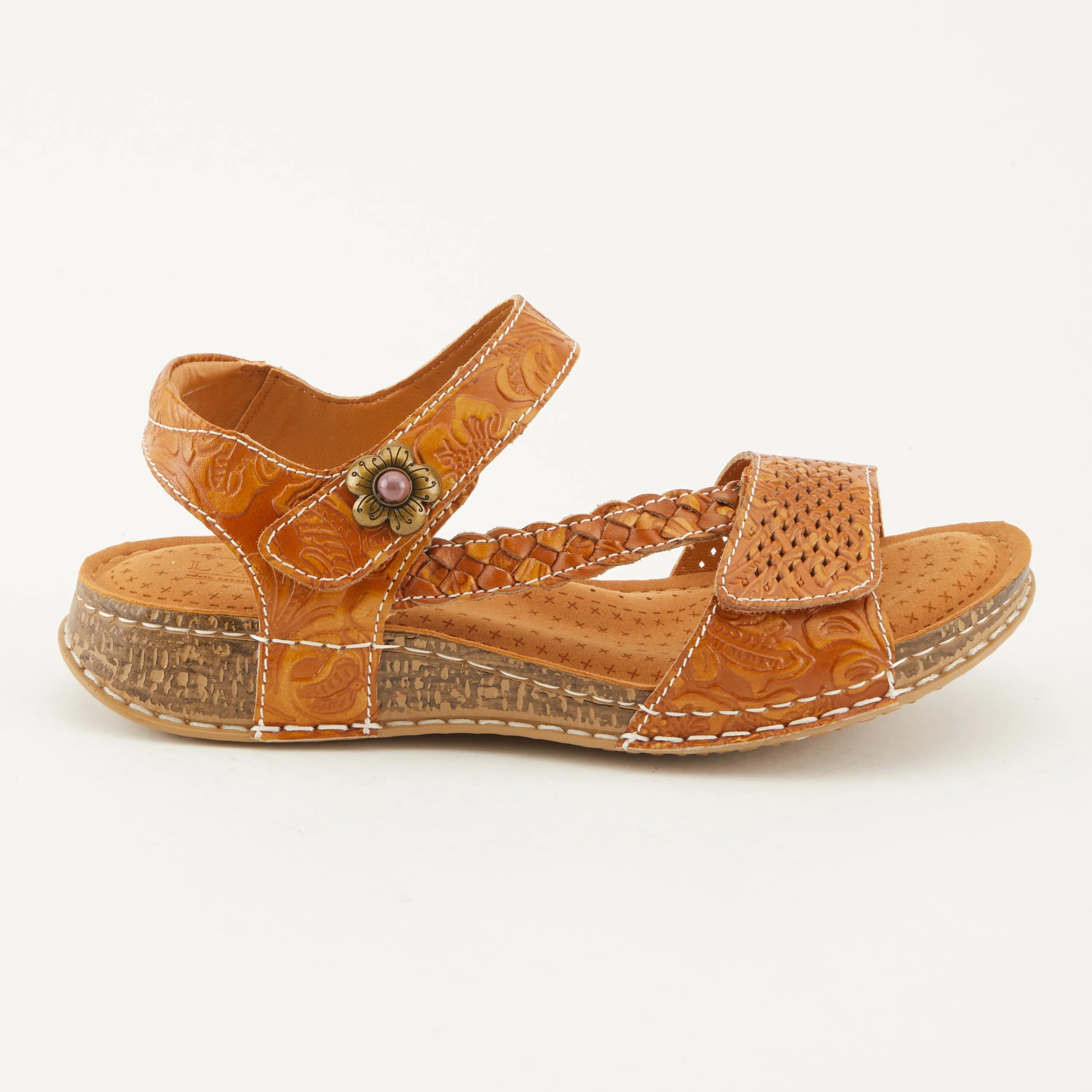 Spring Step Shoes  L'Artiste Popular Sandal Women’s Leather Adjustable 2023