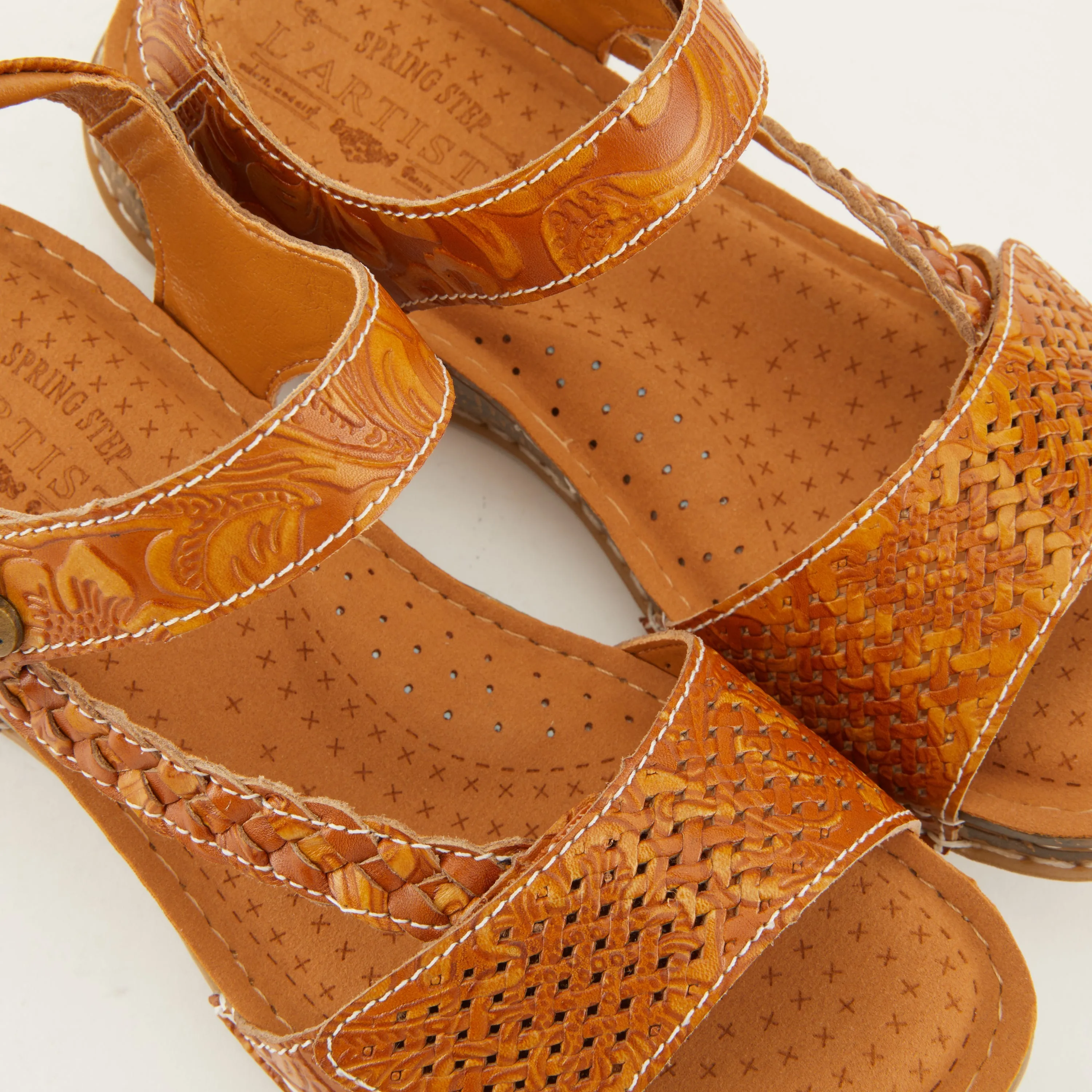 Spring Step Shoes  L'Artiste Popular Sandal Women’s Leather Adjustable 2023