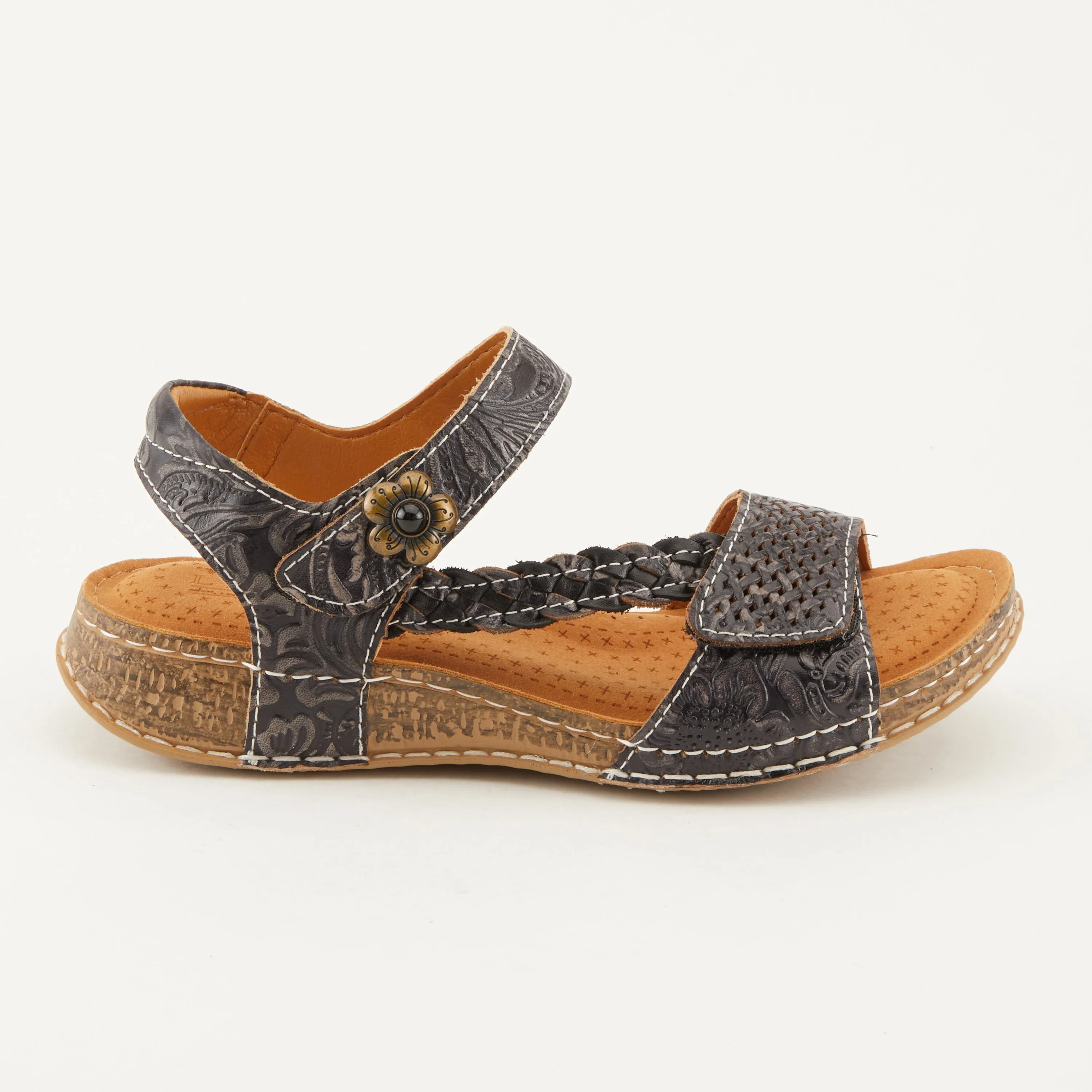 Spring Step Shoes  L'Artiste Popular Sandal Women’s Leather Adjustable 2023