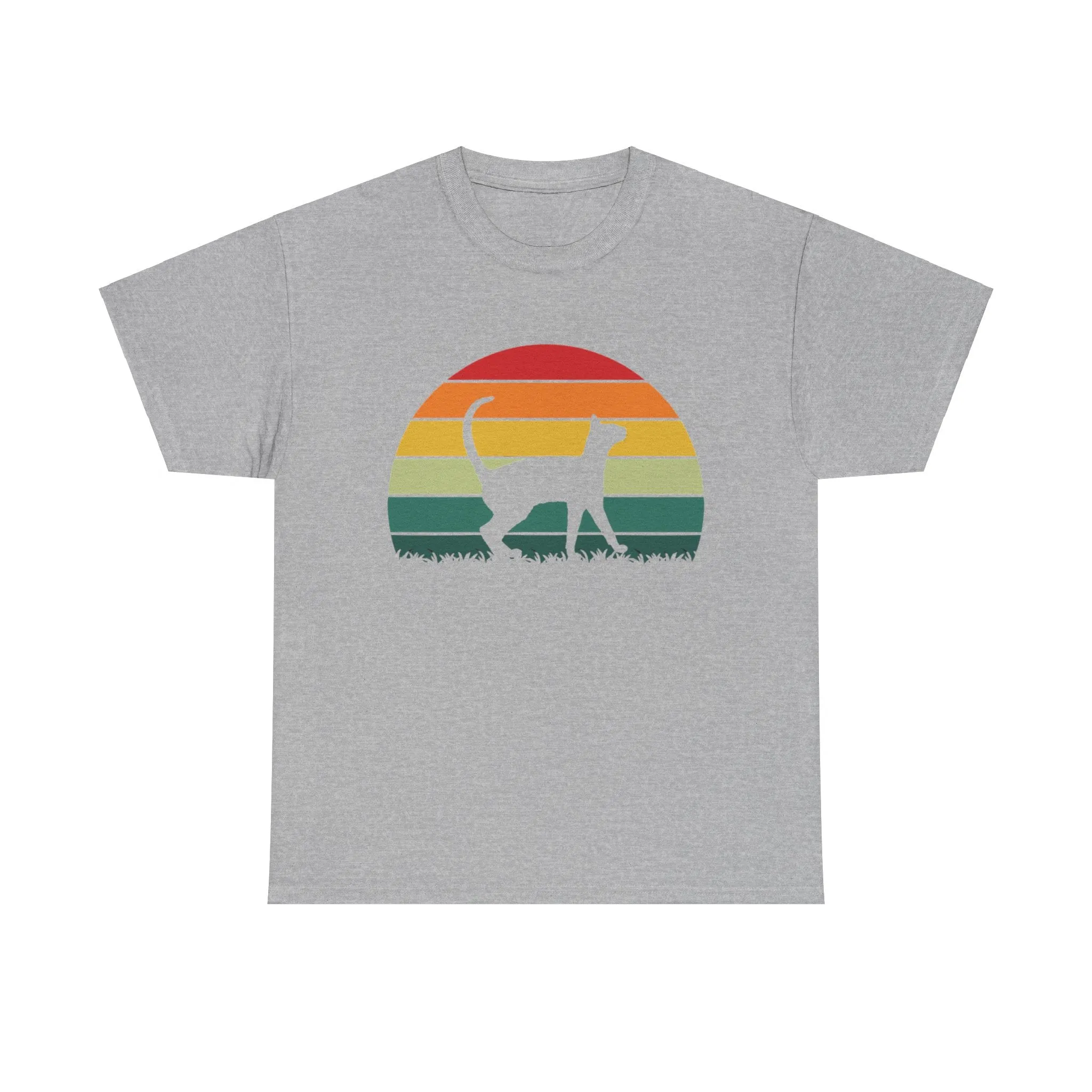 Sunset Cat Cotton Tee