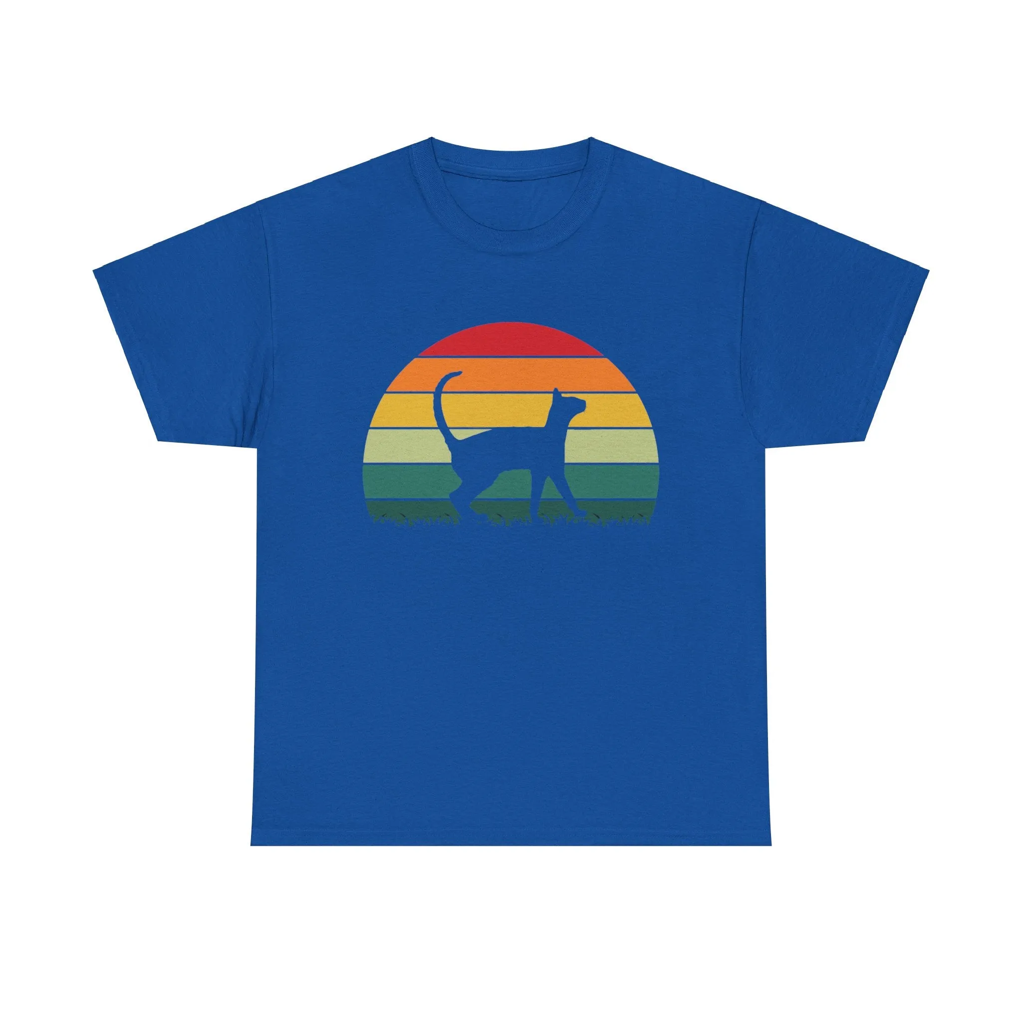 Sunset Cat Cotton Tee