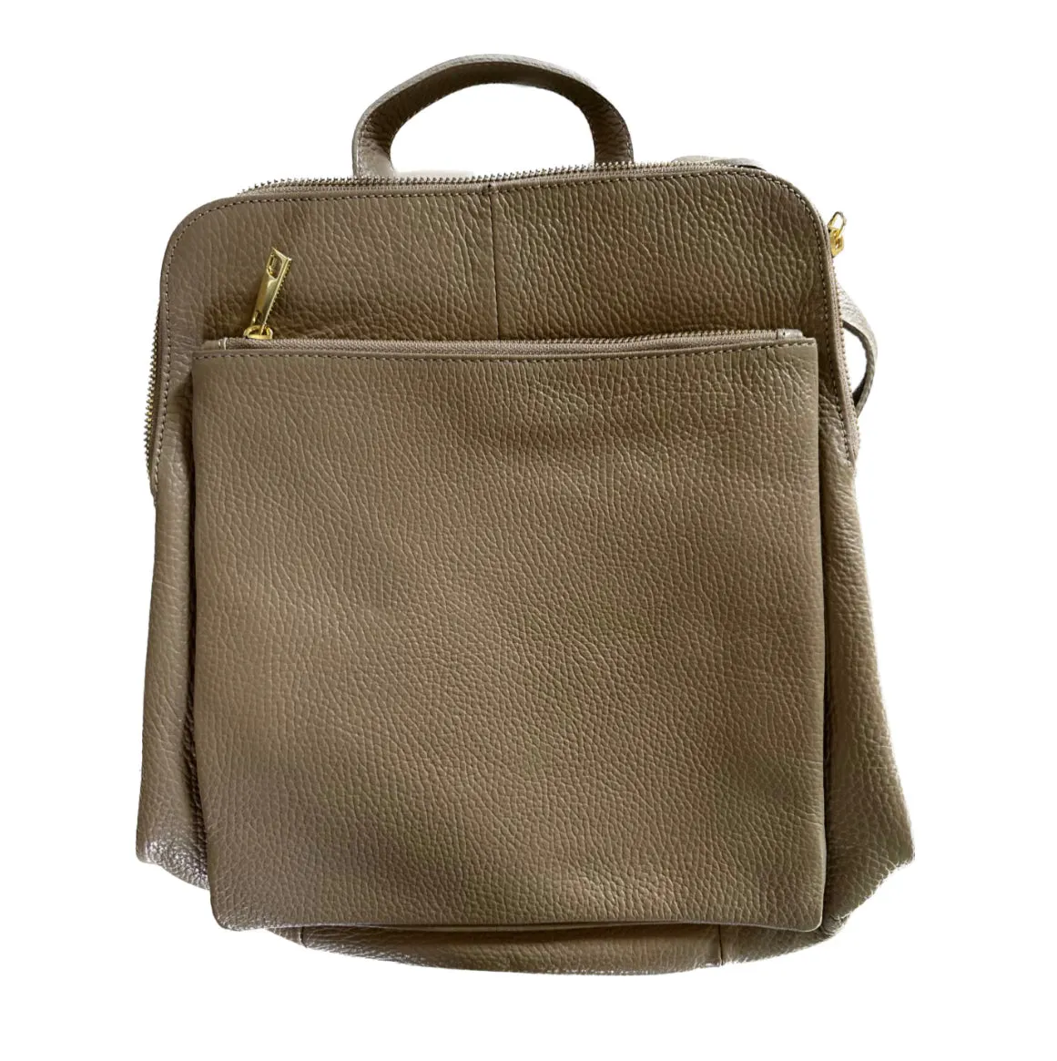 Sydney Convertible Leather Backpack - Medium
