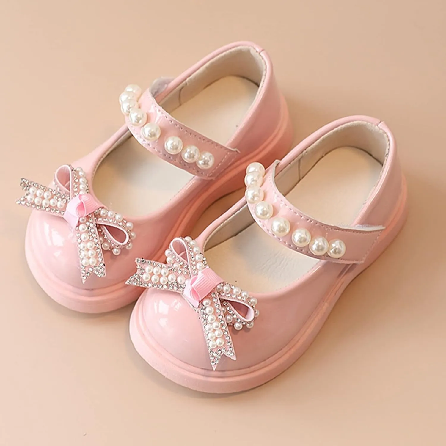 Toddler Girls Platform Mary Jane Shoes Bow Girls Dress Shoes Little Girl School Uniform Oxford Shoes for Girl Flats