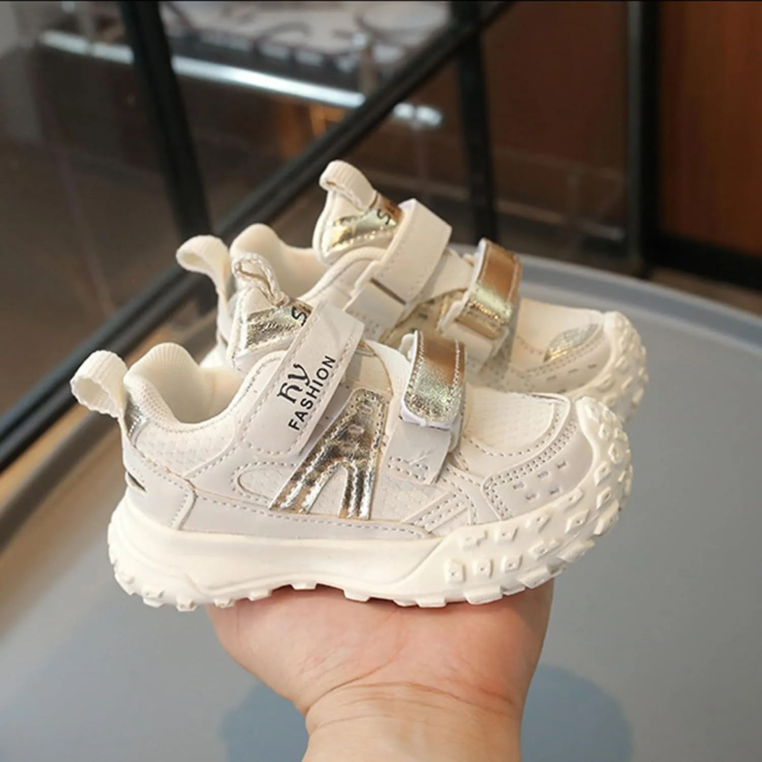 Unisex-Child Lightweight Breathable Athletic Running Sneakers Boys Girls Fashion Anti Slip Girls Shoes Size 2 Big Kid