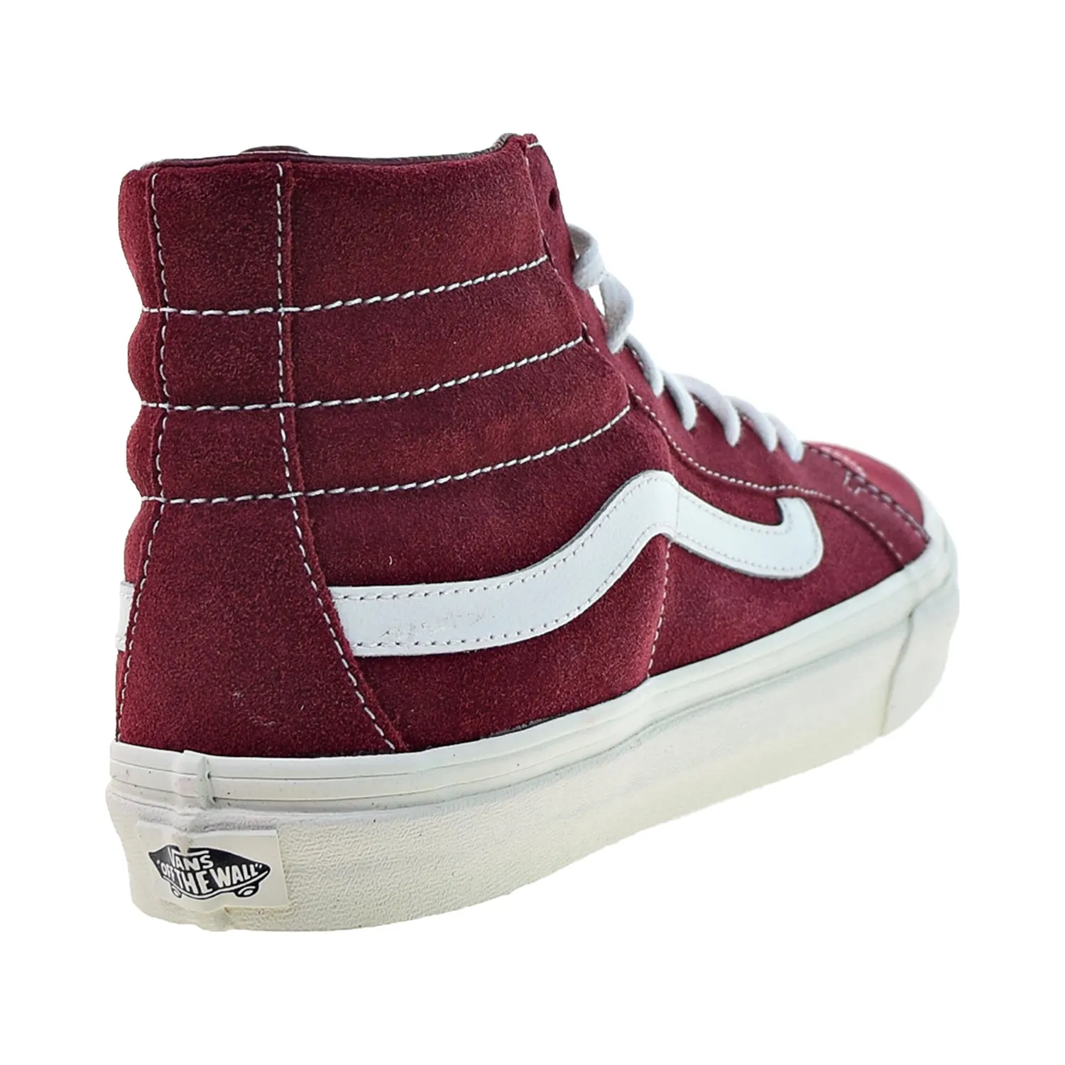 Vans Sk8-Hi Slim Men's Shoes Tibetan Red-True White