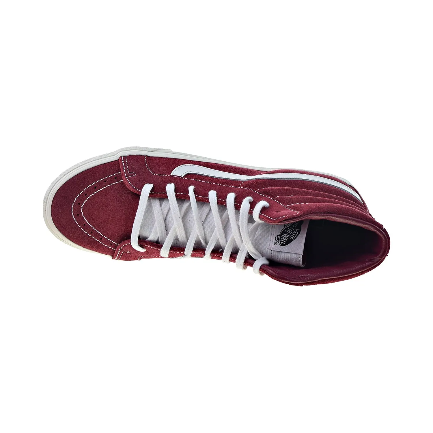 Vans Sk8-Hi Slim Men's Shoes Tibetan Red-True White