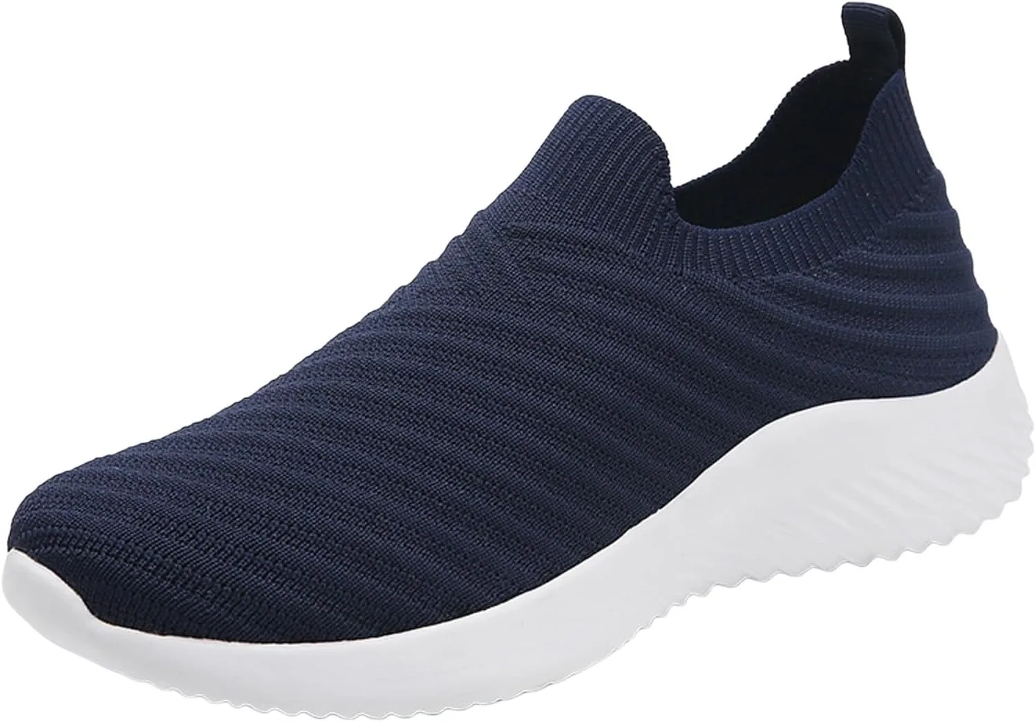 Walking Shoes Women Slip on Athletic Walking Shoes Casual Breathable Mesh Comfort Lightweight Sock Shoe Non Slip Running Tennis Sneakers